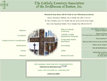 Tablet Screenshot of ccemetery.org